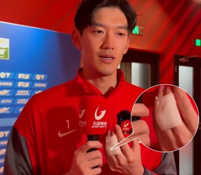 手指脱臼·零封·4-0:颜骏凌赛后透露赛前突发伤情